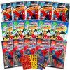 Bendon Set of 15 Kids Play Packs Fun Party Favors Coloring Book Stickers (Spiderman)