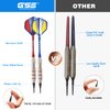 GSE Games & Sports Expert Soft Tip Darts for Electronic Dart Board. 60 of Free Dart Tips & Storage Bag Included (Professional - 18 Grams/6 Pack)