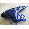 Utopia Ceramic Ocarina Dark Blue Soprano G Key High temperature Kiln Treated good Hardness Endurability