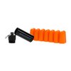 Walker's 7 Pairs Neon Orange Foam Ear Plugs with Black Aluminum Canister
