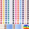 Extrapins Acrylic Paint Set for Kids,171 Pcs Washable Paint Set,Mini Paint for Kids & Adults,Acrylic Paint Strips with 24 Pcs Paintbrushes,3 Pcs Brushes Perfect for Home Classroom Party Favors