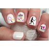 40 Sports Tennis Pink Nail Art Designs Decals