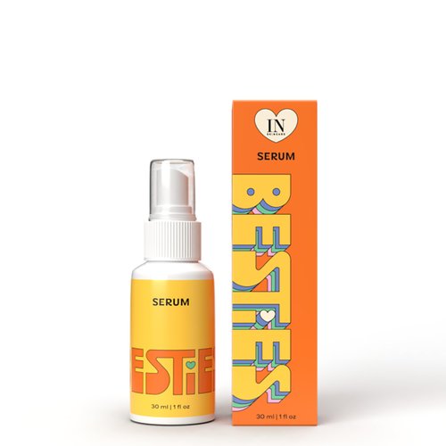 InstaNatural Besties Gentle Teen Vitamin C Serum for Face, Brightening & Hydrating Facial Serum with Hyaluronic Acid & Sea Buckthorn Oil, Teen Skin Care Essential, Citrus Scent, 1 Fl Oz