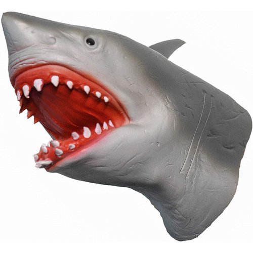 Yolococa Hand Puppet Toys Realistic Latex Animal Shark Instagram Children Toys (Shark)