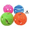 Bonka Bird Toys 1409 4 Foraging Bird Toy Balls Cockatiel Parakeet Toys cage Cages Parrot Budgie cat