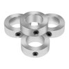 AZSSMUK 5/8" Bore Solid Steel Style Zinc Plated Set Screw Shaft Collars for Lawn Tractor,Garage Doors