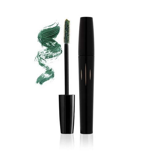 Radiant Professional Studio Perfect Mascara Volume and Length - Lengthening Mascara with Silicone Brush & Natural Wax - Cruelty Free Volume Mascara - 0.30 ounces, Green (05)