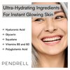 PENDRELL AQUAGLOW Hydrate Mask - Water-Based Gel Hydrating Face Mask for Men and Women of All Skin Types - Infused with Hyaluronic Acid, Copper Peptides and Vitamin E - 50ml