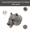 Yolococa Wolf Hand Puppet Realistic Latex Soft Animal Toy Storytelling Role Play Party Supplies for Kids