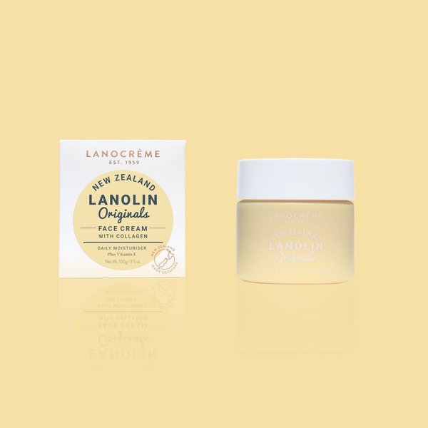 Lanocreme New Zealand Lanolin Originals Face Cream with Collagen