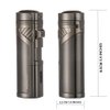 Promise by Honest Torch Lighter Quadruple 4 Jet Flame Refillable Butane Cigar Lighter with Cigar Punch,Gift Box (Gunmetal)