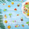 JarThenaAMCS 300Pcs Summer Foam Stickers Hello Summer Gnome Tropical Beach Watermelon Hawaii Decals Mixed Bulk Cartoon Self-Adhesive Decorative for DIY Art Craft Scrapbook Journal Party Supplies