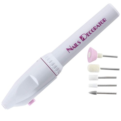 Electric Manicure Set, YFS 5-in-1 Electric Manicure Nail Drill File Grinder Grooming Kit Includes Callus Remover Set, Nail Buffer Polisher, Personal Manicure and Pedicure Kit