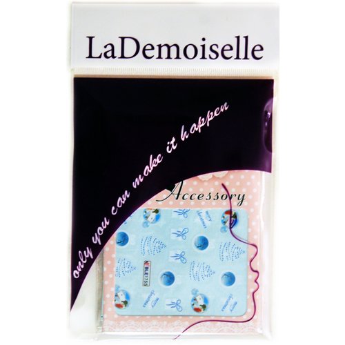 Christmas New Year Theme Nail Art Water Slide Tattoo Transfer Decals Mixed Design, Pack of 3