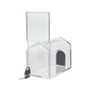 Small House shelter shaped charity Donation coin collection money piggy bank ballot box 7 x 5 x 3 inch animal house suggestion and fundraising box with Cam-lock and 2 Keys