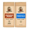 Dr. Squatch Natural Body Wash for Men - Exfoliating and Non-Exfoliating - Wood Barrel Bourbon + Fresh Falls (14 oz, 2 Pack)