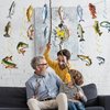 Gone Fishing Party Decorations Include Hanging Banner and Hanging Swirl Fishing Party Supplies Fishing Theme Birthday Party Decor