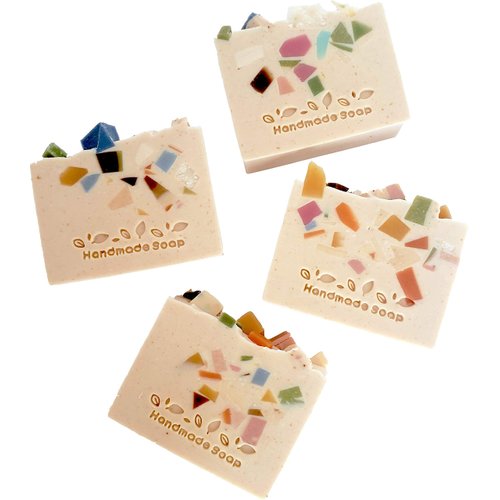 La Vie En Rose Goat Milk Soap Bars with Oatmeal & Shea Butter For and All Skin Types. Natural Face, Hand & Body Soap. Handmade In USA. (4 BARS with 5.0-5.5 oz EACH)
