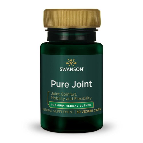Swanson Pure Joint Health Mobility Flexibility Comfort Cartilage Connective Tissue Support Herbal Supplement 30 Veggie Capsules (Veg Caps) Vegan