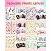 IDDFEVE 18 Sheets Kids Nail Stickers, Cute Nail Decals for Women and Little Girls, 3D Self-Adhesive DIY Nail Art Design Decoration (Dance)