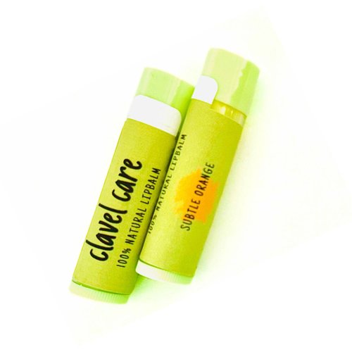 Clavel Care Organic Lip Balm - Long-Lasting Moisturizer for Dry & Cracked Lips | Enriched with Natural Oils | Infused with Vitamin E | Preservative-Free (2 Pack)