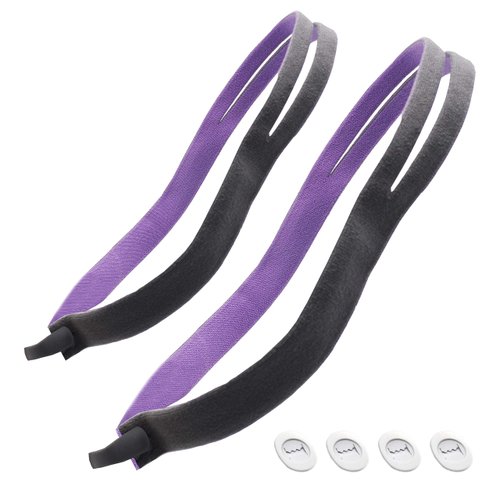 Replacement Headgear Strap for ResMed AirFit P10 Nasal Pillow CPAP Mask by Snugell - Pink (2-Pack) with 4 Adjustment Clips - Durable Premium Material