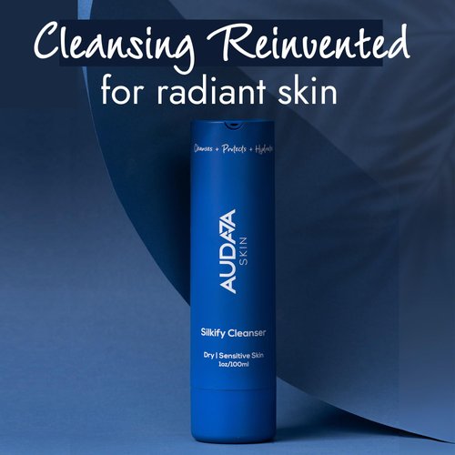 AUDAJA Silkify Cleanser - Gentle Exfoliation & Deep Hydration for All Skin Types - Unlock Natural Radiance – Easy Application – Face Wash for Clear and Youthful Skin – 100 ml