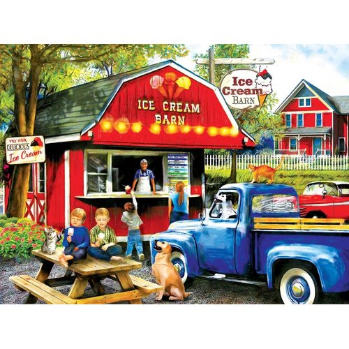 300 Pieces of Puzzles, Park Scene Puzzles 300 Pieces of Adults and Children's Desserts Puzzle Fun Challenge Puzzle Game Collection Toys Gifts Home Art Decoration