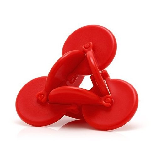 PLAYABLE ART OSM - Forever Turning Kinetic Sculpture (Red)