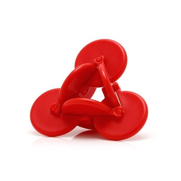 PLAYABLE ART OSM - Forever Turning Kinetic Sculpture (Red)