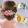 Honbay 30PCS 10 Teeth Metal Hair Combs Hair Side Combs Hair Clip Combs Twist Combs Wedding Bridal Veil Combs Wig Combs Headpieces Accessories Combs Updo Bun Chignon Hair Styling Accessories