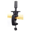 COSMETOLOGY MANNEQUIN HEAD WIG HOLDER STAND DESK TABLE CLAMP (Black)