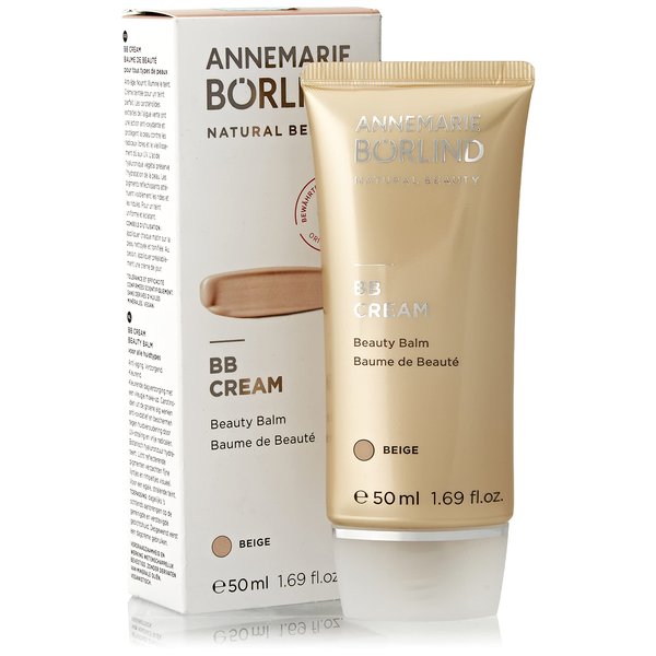 ANNEMARIE BÖRLIND - BB CREAM - beige - tinted, moisturizing & balancing beauty balm, facial care with macadamia nut oil, light coverage, vegan 1.69 Fl. Oz.