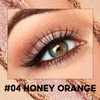CARSLAN Eyeshadow Palette, Longlasting Eye Makeup Palettes in Matte, Shimmer Eye Shadow, High Pigmented Warm Natural sombras para ojos for Daily Use, 04 Honey Orange