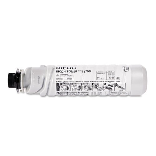 Ricoh 841718 (885531) Type 1170D/S15/LD015 Black Toner for Aficio 1515/1515f/1515mf, mp161/161f/161spf, mp171/ 171F/171SPF, mp201F/201SPF (7000 Yield)