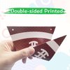 VILIFEVER 2 Pieces Football Garland Banner Football Party Decorations, Paper Football Pennant Flags American Football Sports Theme Birthday Party Supplies, Pre-Strung