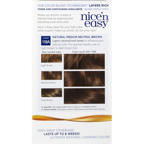 Clairol Nice'n Easy Permanent Hair Color Medium Natural Brown 5N