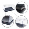 Hensgaukt Figure Display case Box Suitable for Lego Minifigures Series Figure Blocks Toys Acrylic Dustproof Showcase Base
