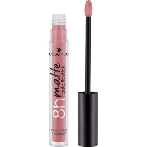 essence | 8h Matte Liquid Lipstick | Highly Pigmented with Smudge-proof Matte Finish | Vegan & Cruelty Free (04 Rosy Nude)