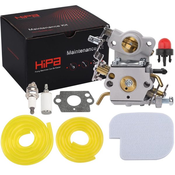 Hipa C1M-W26 Carburetor with 530057925 Filter Tune-up Kit for Poulan P3314 P3416 P3816 P4018 PP3416 PP3516 PP3816 PP4018 PPB3416 PPB4018 PPB4218 S1970 Power Gas Chainsaw