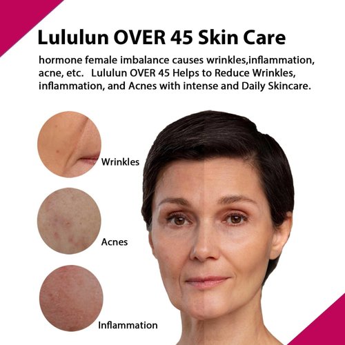 Lululun 32pc Facial Sheet Mask Pack for Daily Anti-aging Skincare, Hydrating & Moisturizing Face Sheet Masks for Women & Men, Organic & Natural Japanese Skincare, Over 45 Camelia Pink