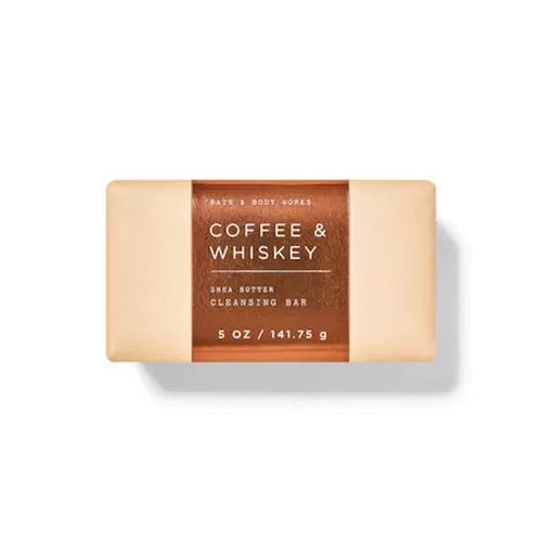 Bath & Body Works Coffee & Whiskey Shea Butter Cleansing Bar Soap 4.2 oz (Coffee & Whiskey)