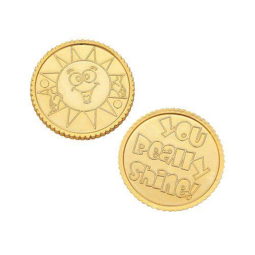 Fun Express You Really Shine Gold Coins (144 Pieces) Bulk Toys