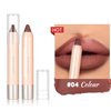 Melemando 8 Colors High Pigmented Smooth Matte Lip Liner Pencil, Waterproof Velvet Lipstick Pen, Professional Lip Liner for Girls and Women (04)