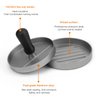TACGEA Burger Press with 150 Patty Papers, Non-Stick Hamburger Patty Maker with Wax Paper, Aluminum Burger Maker for Kitchen BBQ Grill