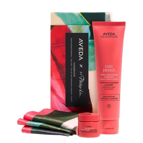 Aveda Nutriplenish Deep Moisture Treatment Duo + Hair Scarf