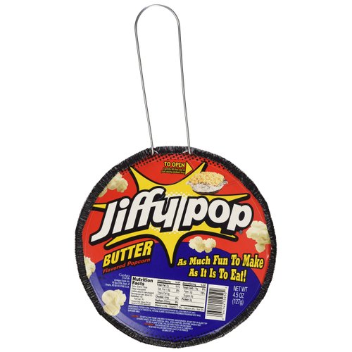 Jiffy Pop Butter Popcorn, 4.5 oz (Pack of 5)