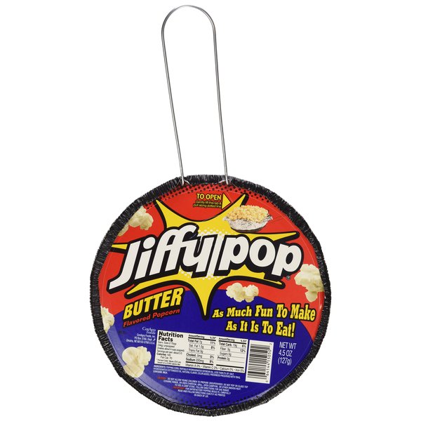 Jiffy Pop Butter Popcorn, 4.5 oz (Pack of 5)