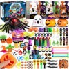 Laoyebaohao 207PCS Halloween Party Favors for Kids Halloween Toys Halloween Goodies Bag Fillers for Halloween Trick or Treat Party Favors for Boys and Girls