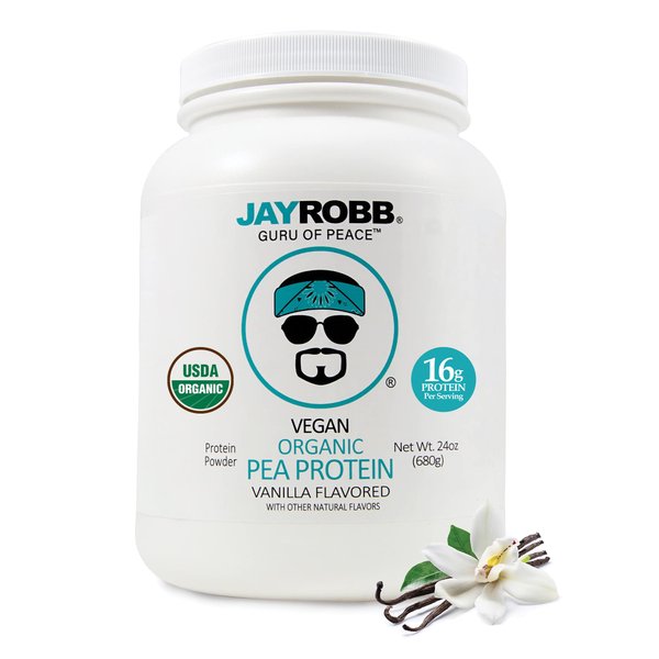Jay Robb Organic Vegan Vanilla Pea Protein